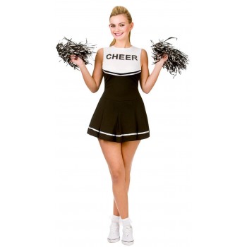 Black Cheerleader ADULT HIRE